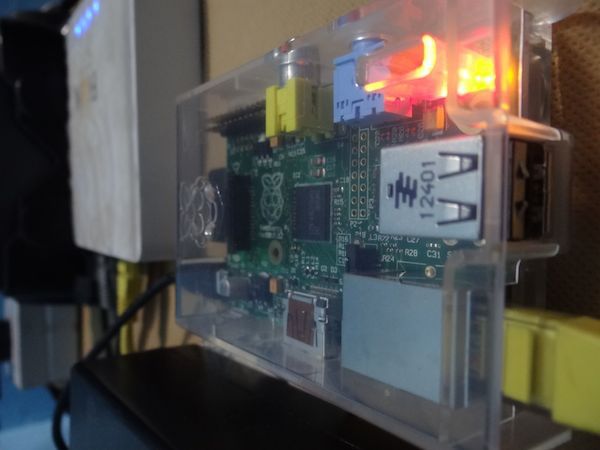 The Pi running at home